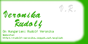 veronika rudolf business card